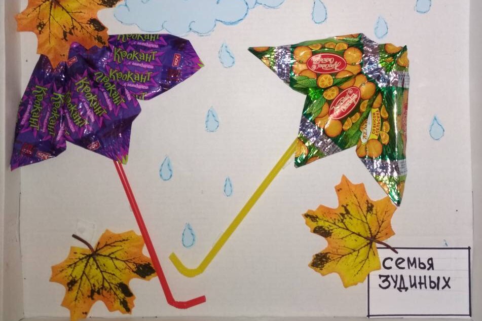 Поделка букет цветов из фантиков от конфет